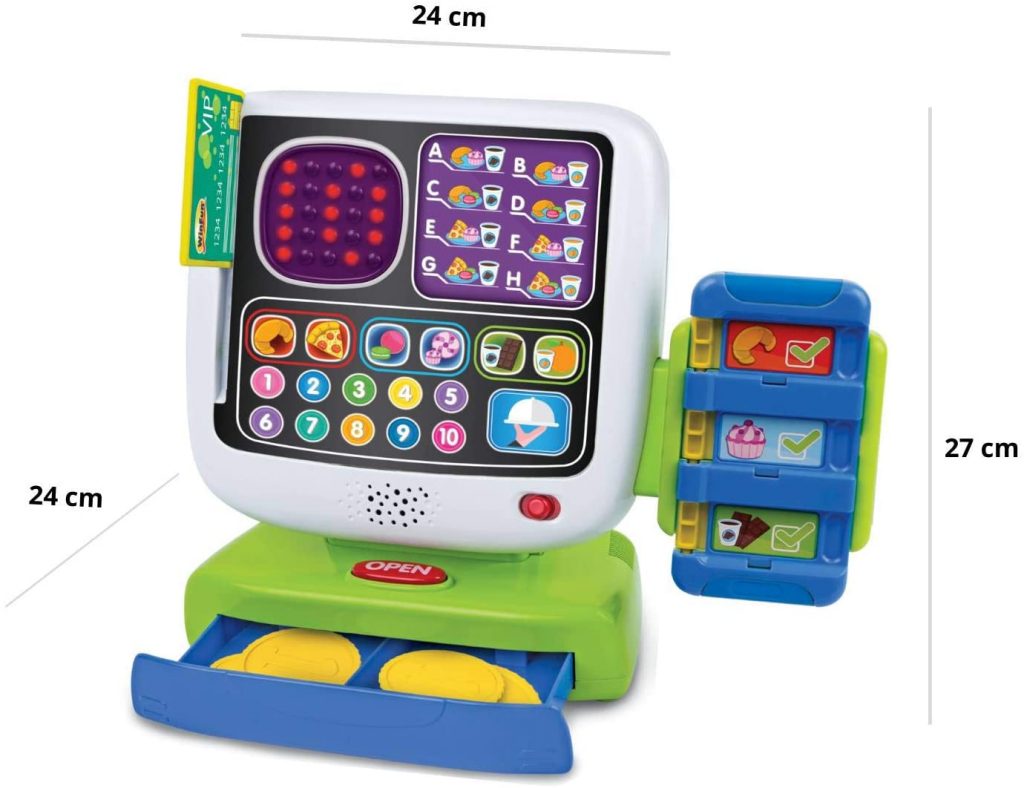 Παιχνίδι ταμειακή μηχανή - Η Έξυπνη Παιδική Ταμειακή Μηχανή - winfun 002515 Smart Café Cash Register Set - 1200017 - toys cyprus - skroutz toys - skroutz cyprus - toyshop cyprus