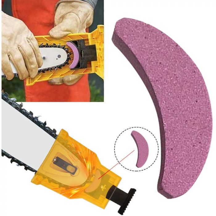 chainsaw Sharpener,EYBS Portable Chain Saw Blade Teeth Sharpener Work Sharp Fast-Sharpening Stone Grinder Tools Suitable for 14/16/18/20 Inch One/Two Holes - Γρήγορο και Φορητό Ακόνισμα Αλυσίδας Αλυσοπρίονου - chainsaw blade sharpener cyprus