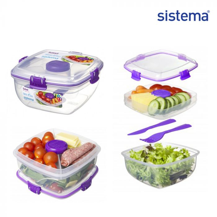 Sistema Φαγητοδοχείο για Σαλάτα - Salad TO GO™ - Phthalate & BPA Free - 21356 - skroutz cyprus