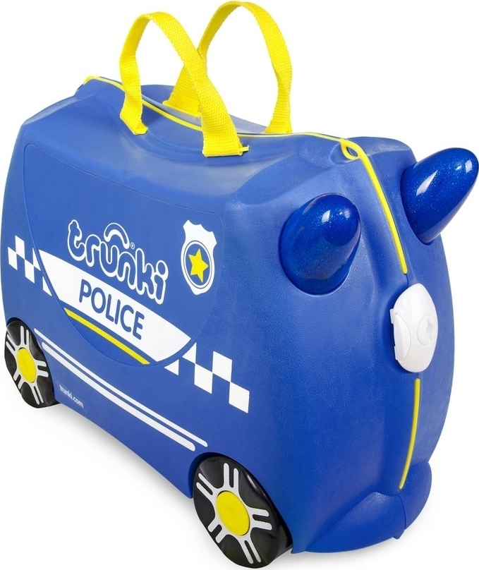 Trunki Percy Police Car Παιδική Βαλίτσα με ύψος 46cm σε Μπλε χρώμα - trunki cyprus - whatsoncyprus - skroutz cyprus
